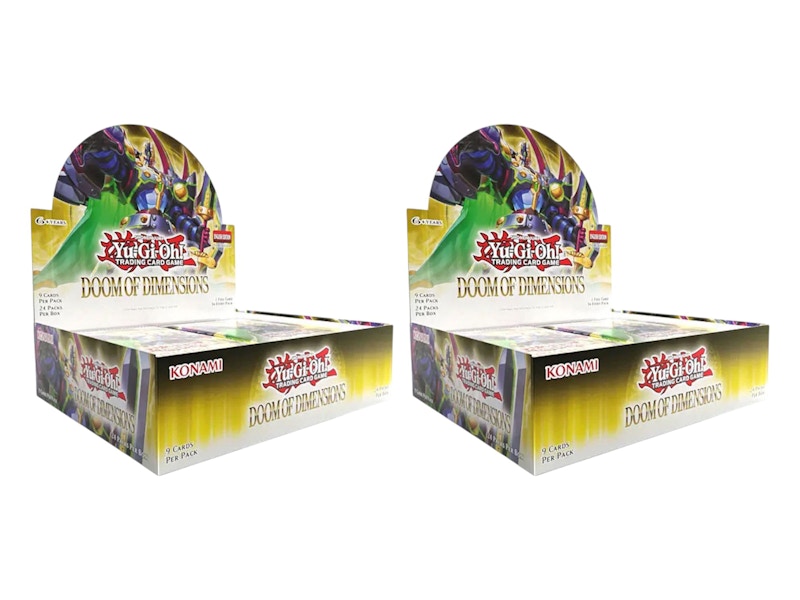 遊戯王 DOOM OF DIMENSIONS シュリンク無し　2box 2025 Yu-Gi-Oh! Doom of Dimensions Booster Box 2x Lot - 2025 - US