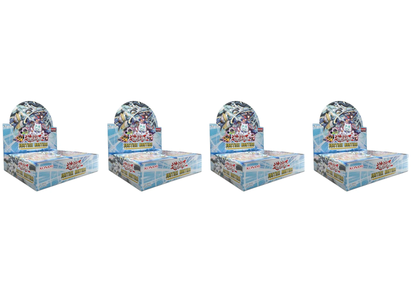 2025 Yu-Gi-Oh! Justice Hunters Booster Box 4x Lot - 2025 - US 2025 Yu-Gi-Oh! Justice Hunters Booster Box 4x Lot - 2025 - US