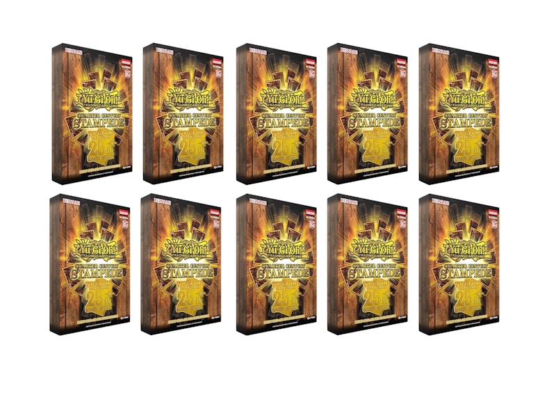 2025 Yu-Gi-Oh! Quarter Century Stampede Tuck Box 10x Lot - 2025 - US
