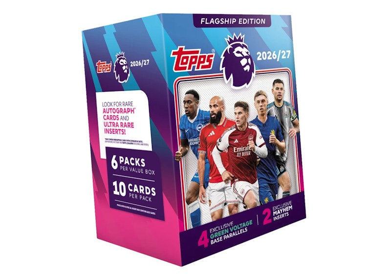 2026/2027 Topps Flagship Premier League Value Box