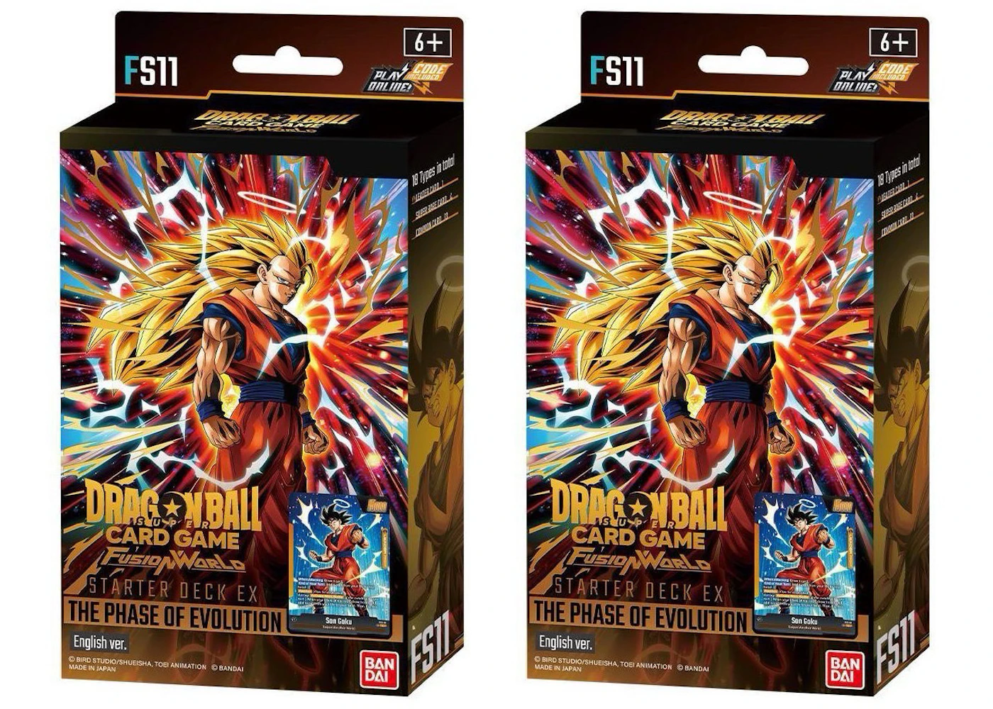 2026 Bandai Dragon Ball Super TCG Fusion World The Phase of Evolution Starter Deck FS11 2x Lot - 2026 - US 2026 Bandai Dragon Ball Super TCG Fusion World The Phase of Evolution Starter Deck FS11 2x Lot - 2026 - US