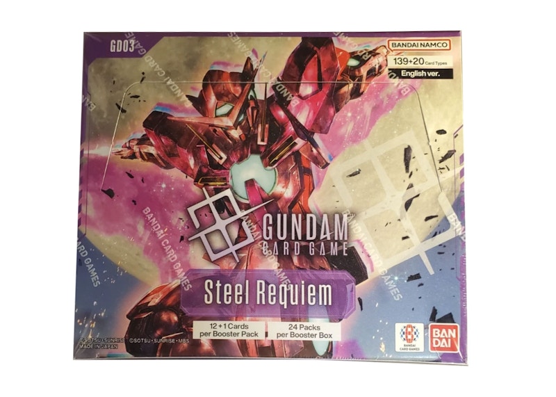 2026 Bandai Gundam Steel Requiem (GD03) Booster Box (English) - 2026 - US