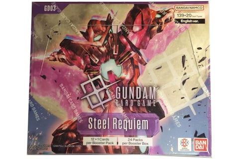 2026 Bandai Gundam Steel Requiem (GD03) Booster Box (English) - 2026 - US 2026 Bandai Gundam Steel Requiem (GD03) Booster Box (English) - 2026 - US