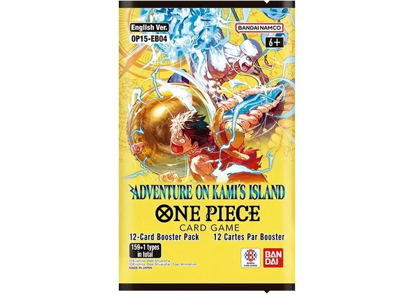 2026 Bandai One Piece Card Game Adventure on KAMI's Island OP-15 Booster Pack - 2026 - US 2026 Bandai One Piece Card Game Adventure on KAMI's Island OP-15 Booster Pack - 2026 - US