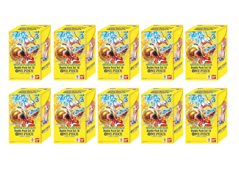 ONE PIECE CARD GAME 10枚セット 2026 Bandai One Piece Card Game Double Pack Set Vol.10 DP-10
