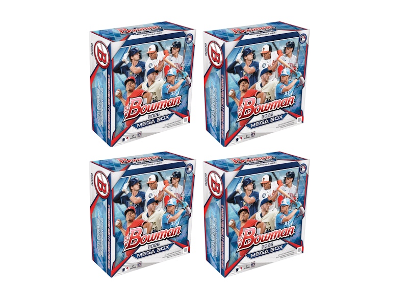 2026 Bowman Baseball Mega Box 4x Lot Trading Card