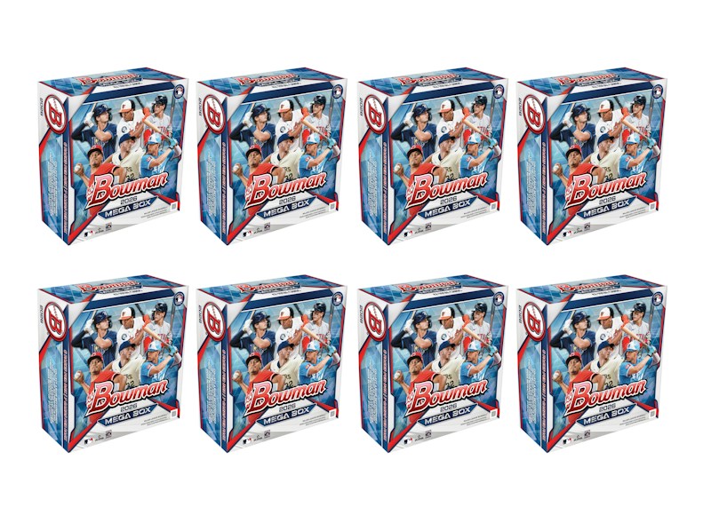 Mega Box Bowman Baseball 2026, lote de 8 unidades
