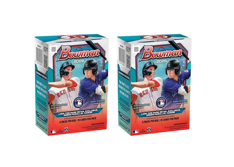 Bowman Baseball Value Box 2026, 2 lotes