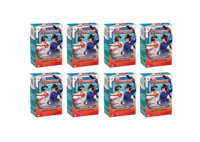 2026 Bowman Baseball Value Box 8x Lot Trading Card