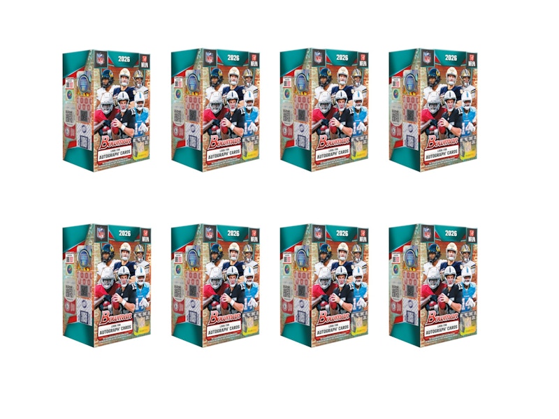 2026 Bowman Football Value Box 8x Lot