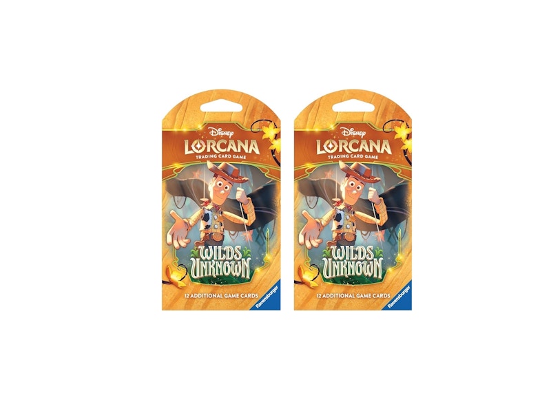2026 Disney Lorcana Ravensburger Wilds Unknown Booster Pack 2x Lot