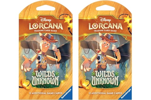 2026 Disney Lorcana Ravensburger Wilds Unknown Booster Pack 2x Lot - 2026 - US 2026 Disney Lorcana Ravensburger Wilds Unknown Booster Pack 2x Lot - 2026 - US