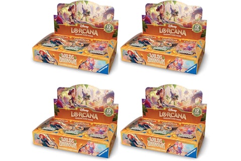 2026 Disney Lorcana Ravensburger Wilds Unknown Booster Pack Display 4x Lot - 2026 - US 2026 Disney Lorcana Ravensburger Wilds Unknown Booster Pack Display 4x Lot - 2026 - US