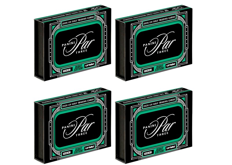 2026 Panini Par Three Liv Hobby Box 4x Lot