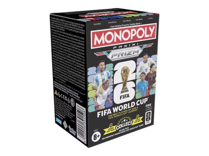 2026 Panini Prizm Monopoly FIFA World Cup Booster Box - 2026 - US