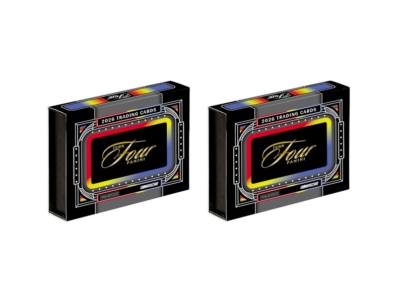 2026 Panini Turn Four Racing Hobby Box 2x Lot