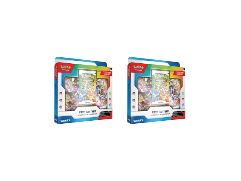 2026 Pokémon First Partner Illustration Collection Series 3 Box 2x Lot