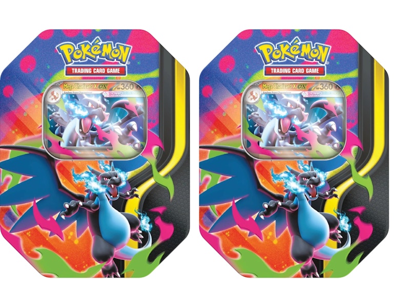 2026 Pokémon Mega Charizard X ex Tin 2x Lot - 2026 - US