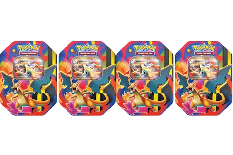 2026 Pokmon Mega Charizard Y ex Tin 4x Lot - 2026 - GB 2026 Pokmon Mega Charizard Y ex Tin 4x Lot - 2026 - GB