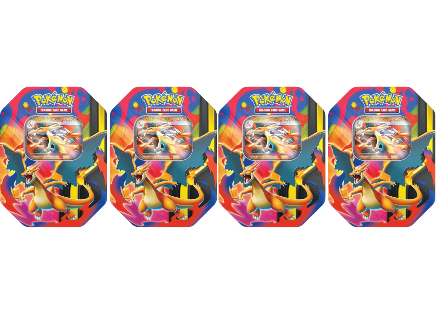 2026 Pokmon Mega Charizard Y ex Tin 4x Lot - 2026 - US 2026 Pokmon Mega Charizard Y ex Tin 4x Lot - 2026 - US