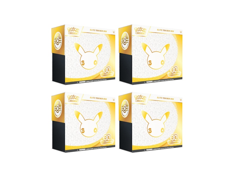 2026 Pokémon Mega Evolution 30th Celebration Elite Trainer Box 4x Lot
