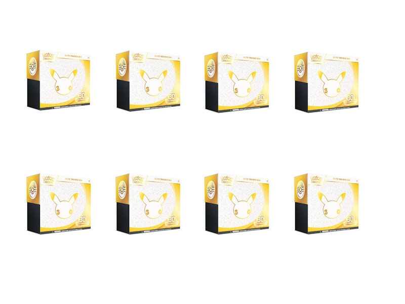 2026 Pokémon Mega Evolution 30th Celebration Elite Trainer Box 8x Lot