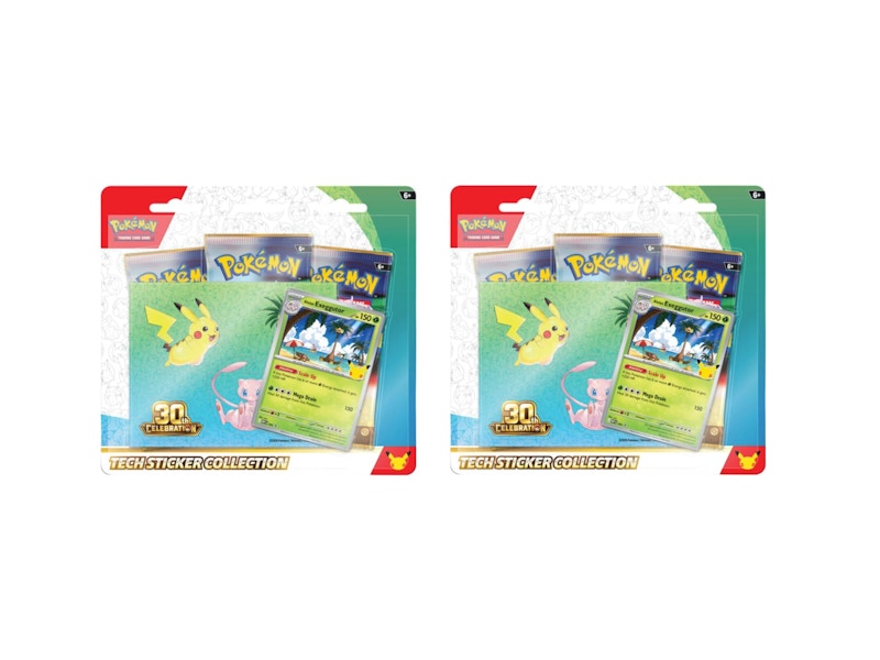 2026 Pokémon Mega Evolution 30th Celebration Tech Sticker Collection : Exeggutor Promo 2x Lot