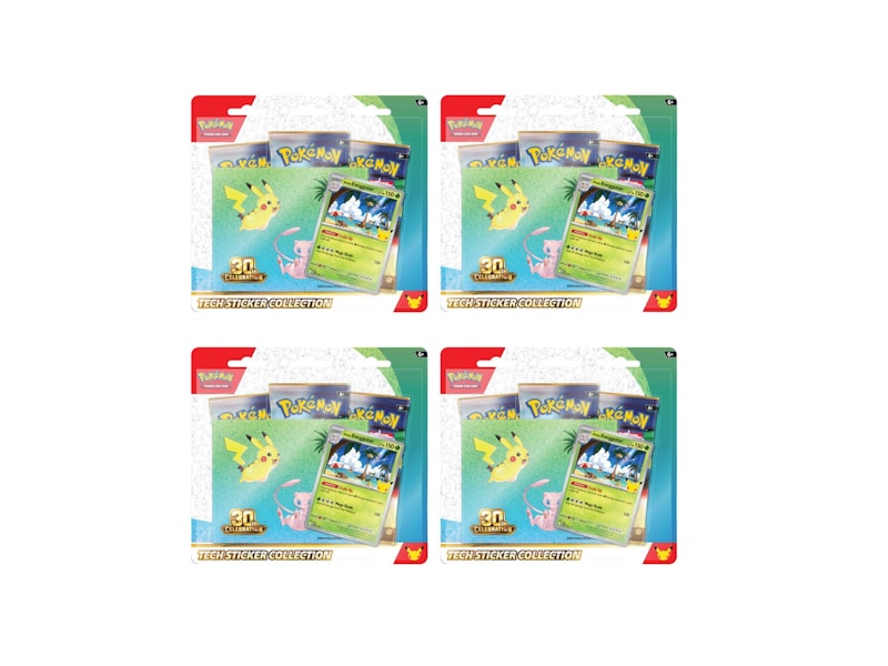 2026 Pokémon Mega Evolution 30th Celebration Tech Sticker Collection : Exeggutor Promo 4x Lot