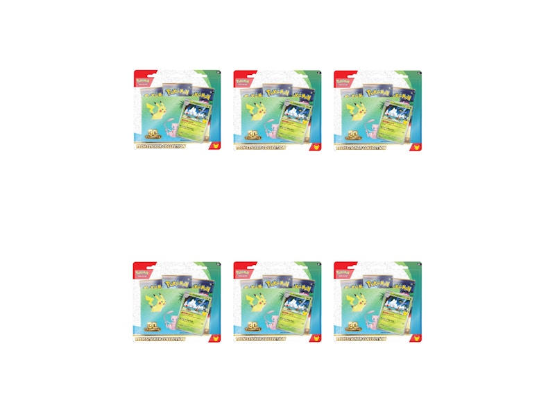 2026 Pokémon Mega Evolution 30th Celebration Tech Sticker Collection : Exeggutor Promo 6x Lot