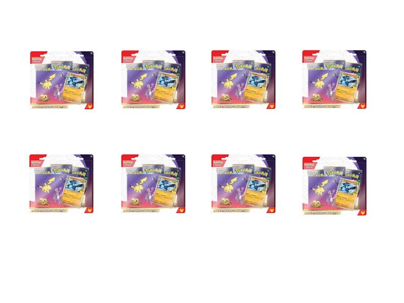 2026 Pokémon Mega Evolution 30th Celebration Tech Sticker Collection : Lucario Promo 8x Lot