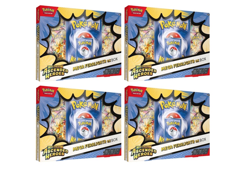 英語版 Mega Evolution 未開封BOX 2026 Pokemon Mega Evolution Ascended Heroes Mega Feraligatr ex Box