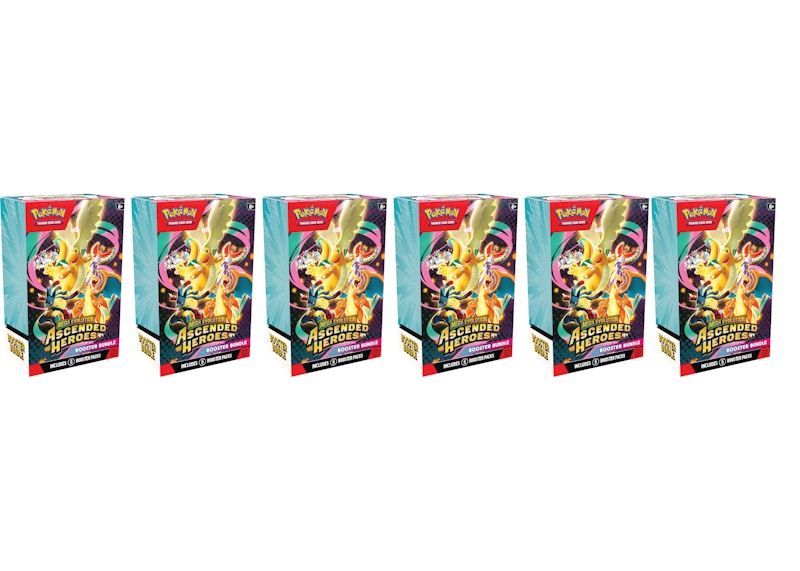 Pokemon 2026 Pokémon Mega Evolution Ascended Heroes Booster Bundle 6x Lot Trading Card
