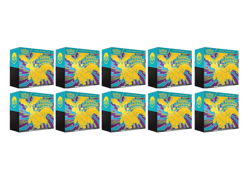 2026 Pokémon Mega Evolution Ascended Heroes Elite Trainer Box 10x Lot