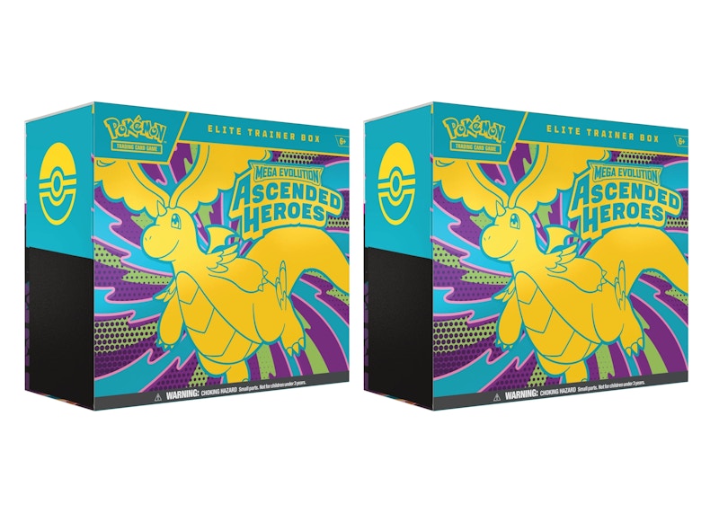 2026 Pokémon Mega Evolution Ascended Heroes Elite Trainer Box 2x
