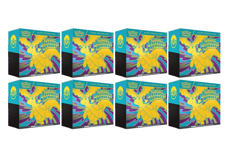 2026 Pokémon Mega Evolution Ascended Heroes Elite Trainer Box 8x