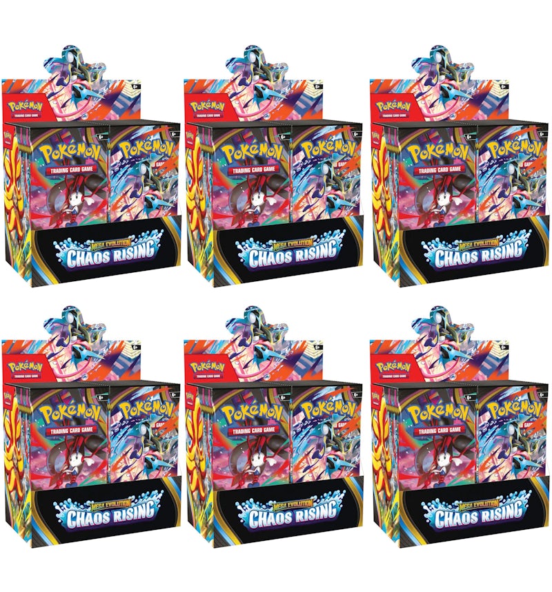 2026 Pokmon Mega Evolution Chaos Rising Booster Box 6x Lot - 2026 - US 2026 Pokmon Mega Evolution Chaos Rising Booster Box 6x Lot - 2026 - US