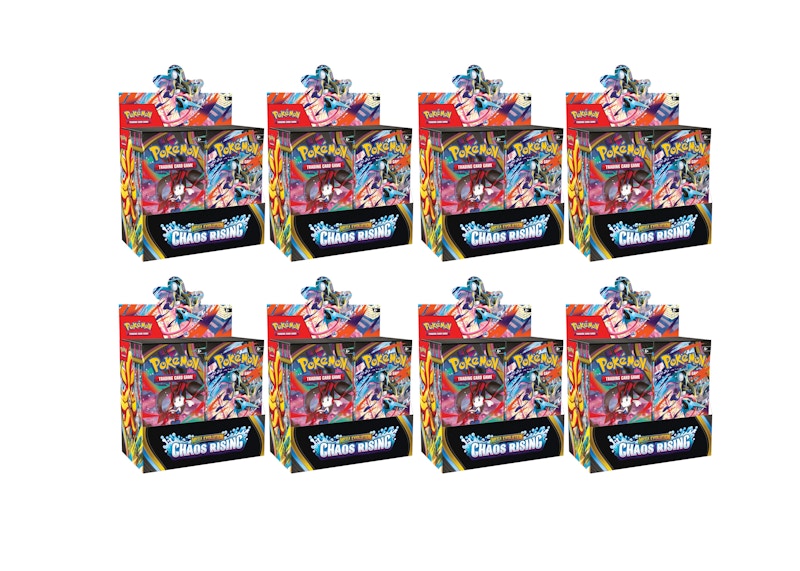 Caja de refuerzo Pokémon Mega Evolution Chaos Rising 2026, lote de 8 veces
