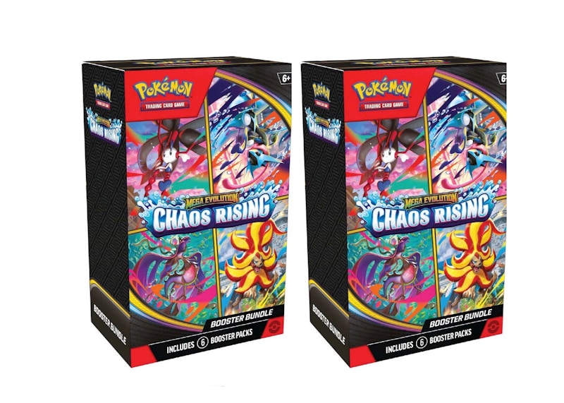 Pack Pokémon Mega Evolution Chaos Rising Booster 2026, 2 unidades