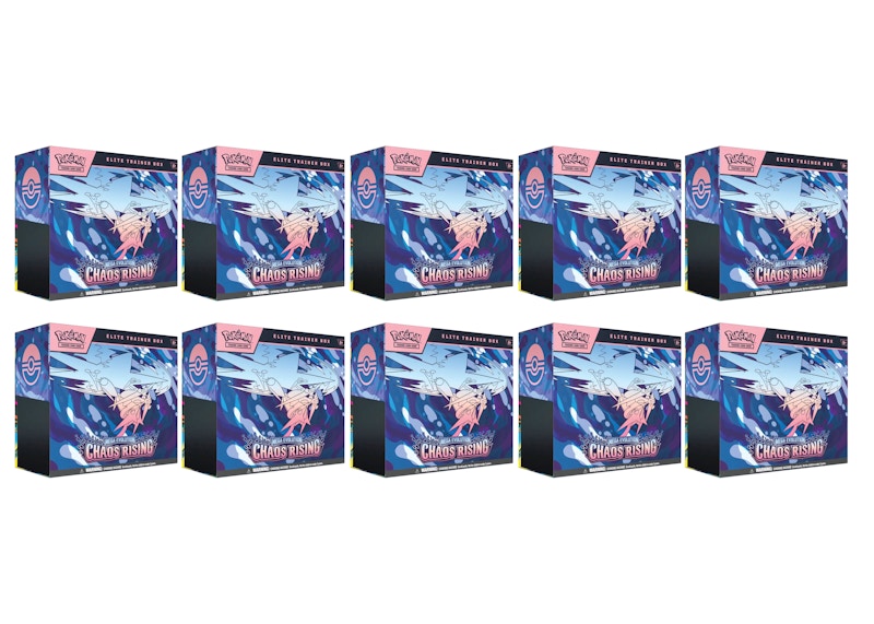 2026 Pokémon Mega Evolution Chaos Rising Elite Trainerbox, 10x Packung