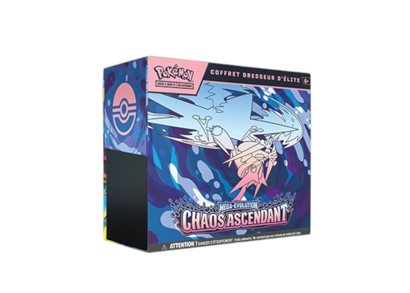 Pokemon 2026 Pokémon Mega Evolution Chaos Rising Elite Trainer Box French Version Trading Card