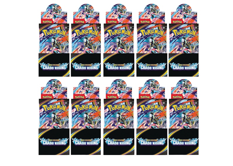 Pokemon 2026 Pokémon Mega Evolution Chaos Rising Half Booster Box 10x Lot Trading Card