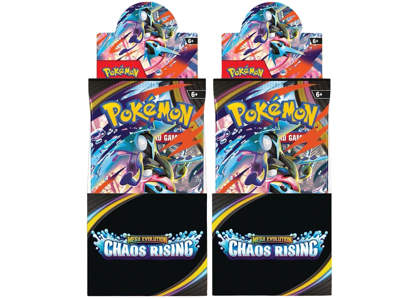 2026 Pokmon Mega Evolution Chaos Rising Half Booster Box 2x Lot - 2026 - US 2026 Pokmon Mega Evolution Chaos Rising Half Booster Box 2x Lot - 2026 - US