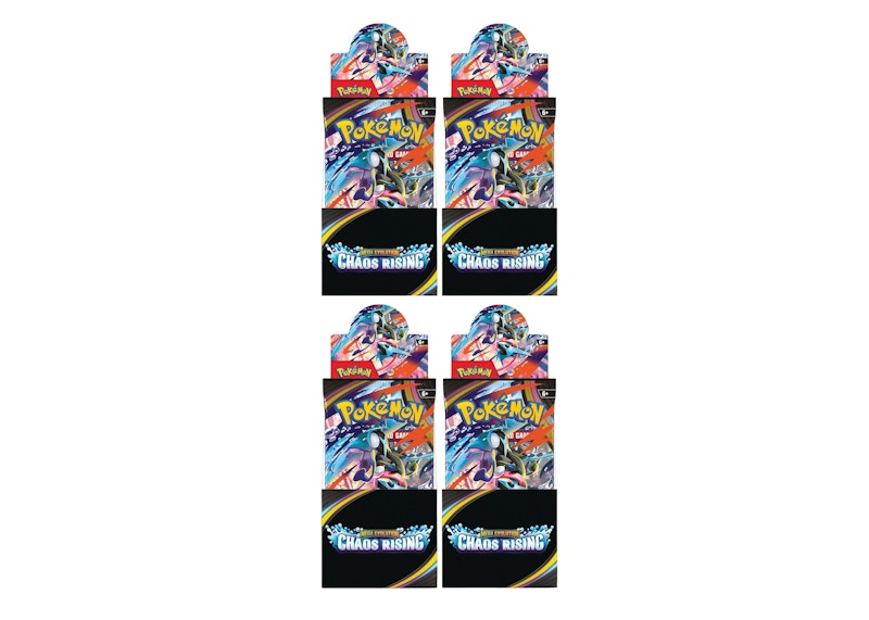 Pokemon 2026 Pokémon Mega Evolution Chaos Rising Half Booster Box 4x Lot Trading Card