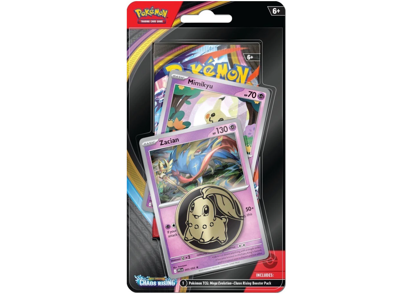 2026 Pokmon Mega Evolution Chaos Rising Zacian 3 Pack Blister - 2026 - US 2026 Pokmon Mega Evolution Chaos Rising Zacian 3 Pack Blister - 2026 - US
