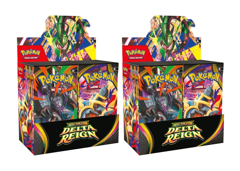 2026 Pokémon Mega Evolution Delta Reign Booster Box 2x Lot