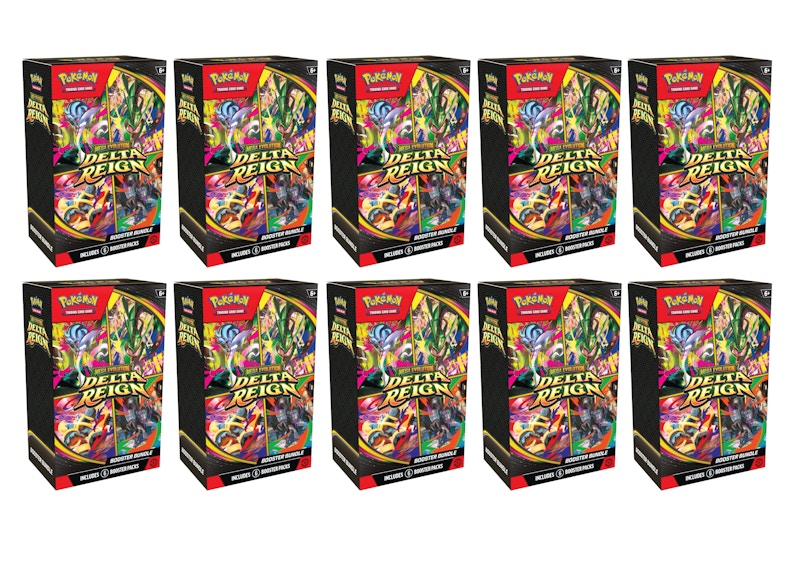 2026 Pokémon Mega Evolution Delta Reign Booster Bundle 10x Lot