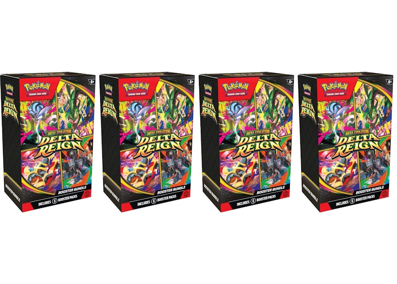 2026 Pokémon Mega Evolution Delta Reign Booster Bundle 4x Lot