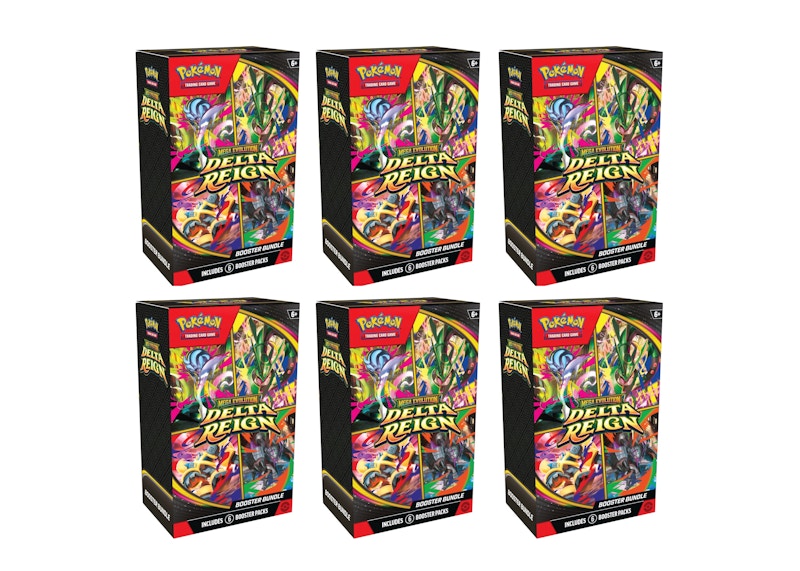 2026 Pokémon Mega Evolution Delta Reign Booster Bundle 6x Lot