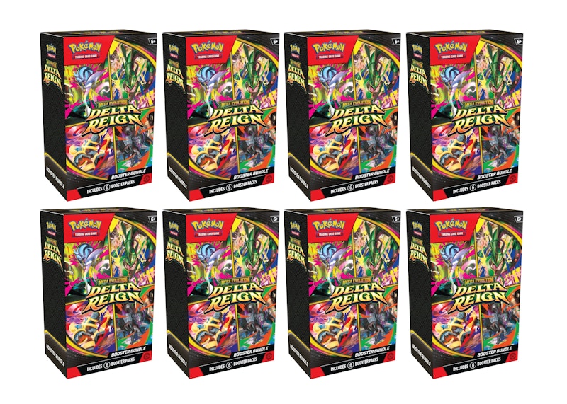 2026 Pokémon Mega Evolution Delta Reign Booster Bundle 8x Lot