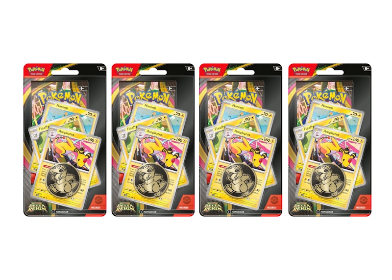 2026 Pokémon Mega Evolution Delta Reign Checklane Blister (Random Promo Card) 4x Lot
